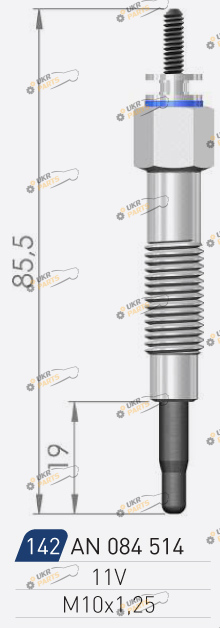 Свеча накаливания A-N PARTS 084 514